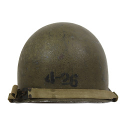 Casque M1, pattes fixes, liner Westinghouse, US Navy