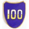 Crest, 100th Infantry Division, à épingle
