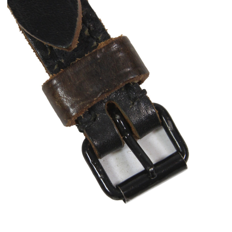 Sangle allemande en cuir, multiusage, attache rapide