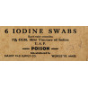 Swabs, Iodine, HANDY PAD SUPPLY CO. 1942, Full