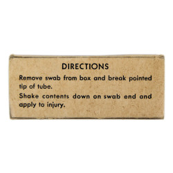 Boîte de tampons de teinture d'iode, HANDY PAD SUPPLY CO. 1942, pleine