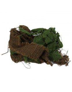 Toiles de jute verte et marron