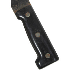 Machete, British Made, with Canvas Scabbard, ATLAS 1943, Laundry Number