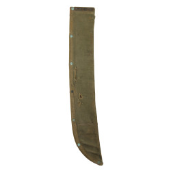 Machete, British Made, with Canvas Scabbard, ATLAS 1943, Laundry Number