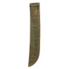 Machete, British-Made, with Canvas Scabbard, ATLAS 1943, Laundry Number