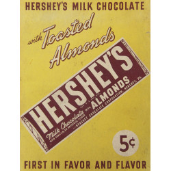 Boîte de barres chocolatées, HERSHEY'S, vide