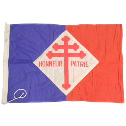 Flag, Free French Naval Forces, FNFL, Honneur Patrie, 2' x 3'