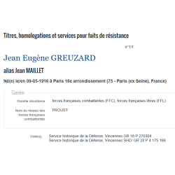 Battledress, Sgt. Jean Greuzard, a.k.a. 'Burca', FFF, Proust Plan (Sussex Plan), France, August 1944, Overlord