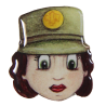 Pin's, femme, WAAC Pin's, femme, WAAC