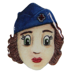 Pin Badge, women, ARC
