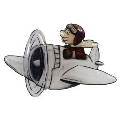 Pin's, Avion en vol