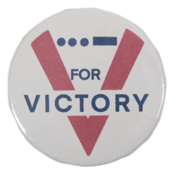 Badge, V For Victory