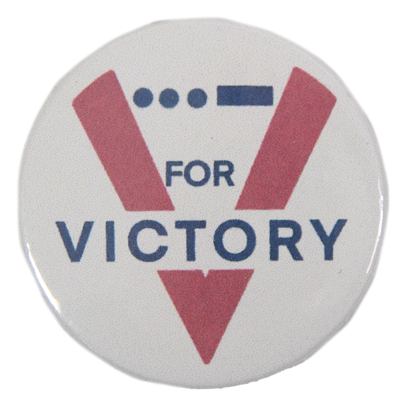 Badge, V For Victory