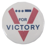Badge, V For Victory Badge, V For Victory