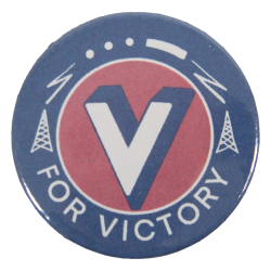 Badge, For Victory
