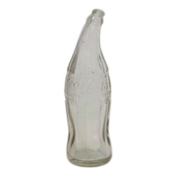 Bottle, Coca-Cola, White Glass, 1944, Distorted