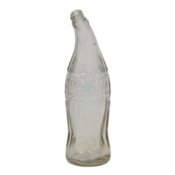Bottle, Coca-Cola, White Glass, 1944, Distorted