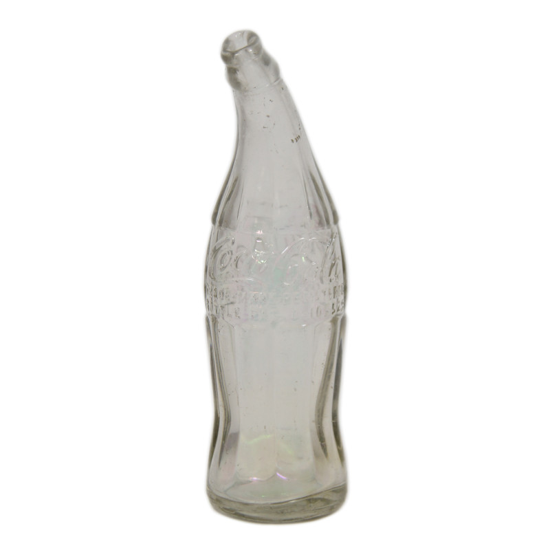 Bottle, Coca-Cola, White Glass, 1944, Distorted