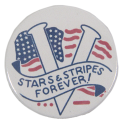 Badge, Stars & Stripes Forever!