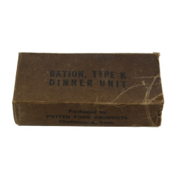 Ration, Type K, Dinner Unit, Empty