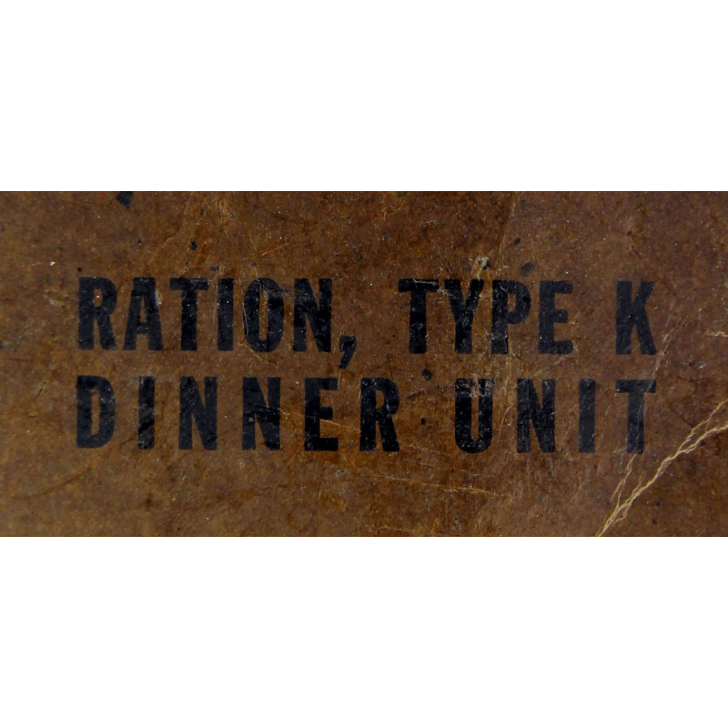 Ration, Type K, Dinner Unit, vide
