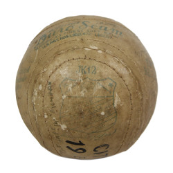 Balle de softball, Duro Seam, dédicacée, East Orange, 1942