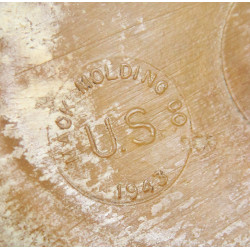 Gourde US, plastique (Ethocel), MACK MOLDING CO. 1943