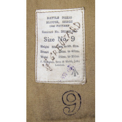 Battledress, Sgt. Jean Greuzard, a.k.a. 'Burca', FFF, Proust Plan (Sussex Plan), France, August 1944, Overlord