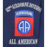 Polo shirt, Blue navy, 82nd Airborne Division