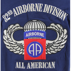 Polo, bleu marine, 82nd Airborne Division