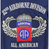 Polo shirt, Blue navy, 82nd Airborne Division