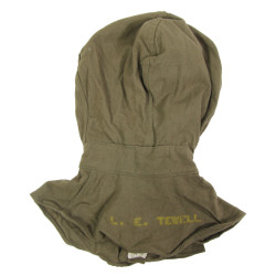Hood, Wool, OD, Special, US Army, Size Medium, Named