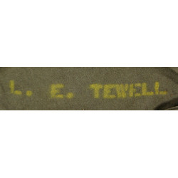 Hood, Wool, OD, Special, US Army, Size Medium, Named