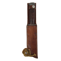Couteau de combat, PAL RH-36, avec fourreau en cuir, US Navy