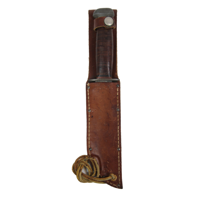 Knife, Fighting, PAL RH-36, with Leather Scabbard, US Navy