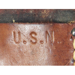 Couteau de combat, PAL RH-36, avec fourreau en cuir, US Navy