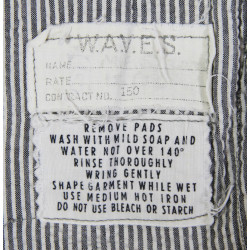 Veste Seersucker, US Navy, WAVES