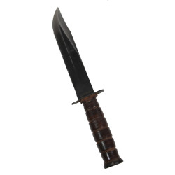 Couteau de combat, MK 2, CAMILLUS, USMC, avec fourreau en cuir nominatif