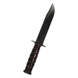 Couteau de combat, MK 2, CAMILLUS, USMC, avec fourreau en cuir nominatif