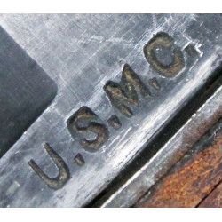 Couteau de combat, MK 2, CAMILLUS, USMC, avec fourreau en cuir nominatif