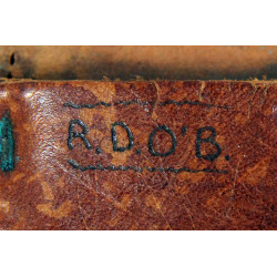 Knife, Fighting, MK 2, CAMILLUS, USMC, with Leather Scabbard, Named