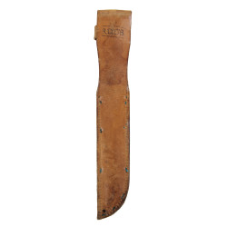 Couteau de combat, MK 2, CAMILLUS, USMC, avec fourreau en cuir nominatif