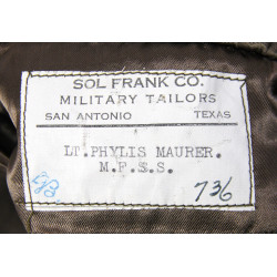 Veste de sortie, officier, WAC, Army Service Forces, nominative