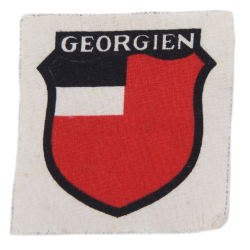 Insignia, Sleeve, Georgian Volunteer, Heer, Mint