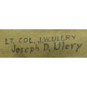 Bag, Field, M-1936, LUCE MANUFACTURING CO. 1942, Lt. Col. John Ulery, 10th Mountain Division, Italy
