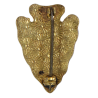 Crest, DUI, 36th Infantry Division, Pin Back, Snow Flakes