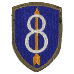 Patch, 8th Infantry Division, OD Border & Green Back, 1943