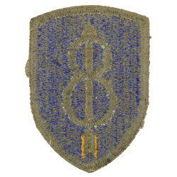 Patch, 8th Infantry Division, OD Border & Green Back, 1943