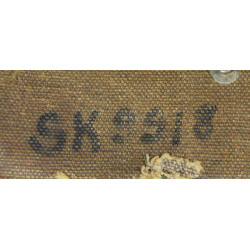 Helmet, M1, Fixed Loops, Camouflaged, ST. CLAIR RUBBER CO. Liner