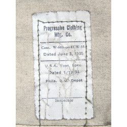 Trousers, Wool, Serge, OD, 1935